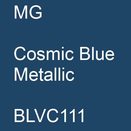 MG, Cosmic Blue Metallic, BLVC111.